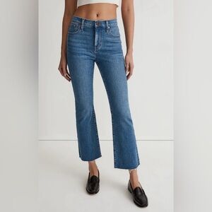 Madewell Mid Rise Kick Out Jean 27 Cherryville Wash